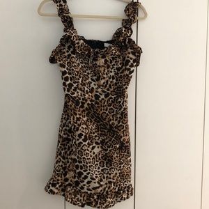 Cheeta print dress